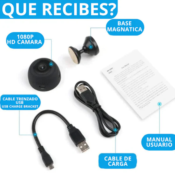 Mini Camara Espia Vigilancia A9 Wifi